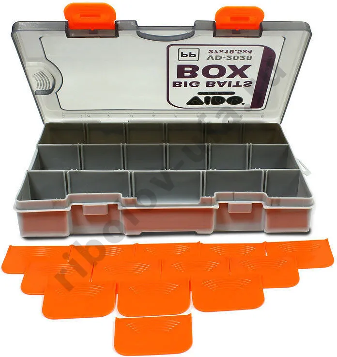 Коробка Vido для приманок VD-2028 Big Baits Box, размер 27х18.5х4 см
