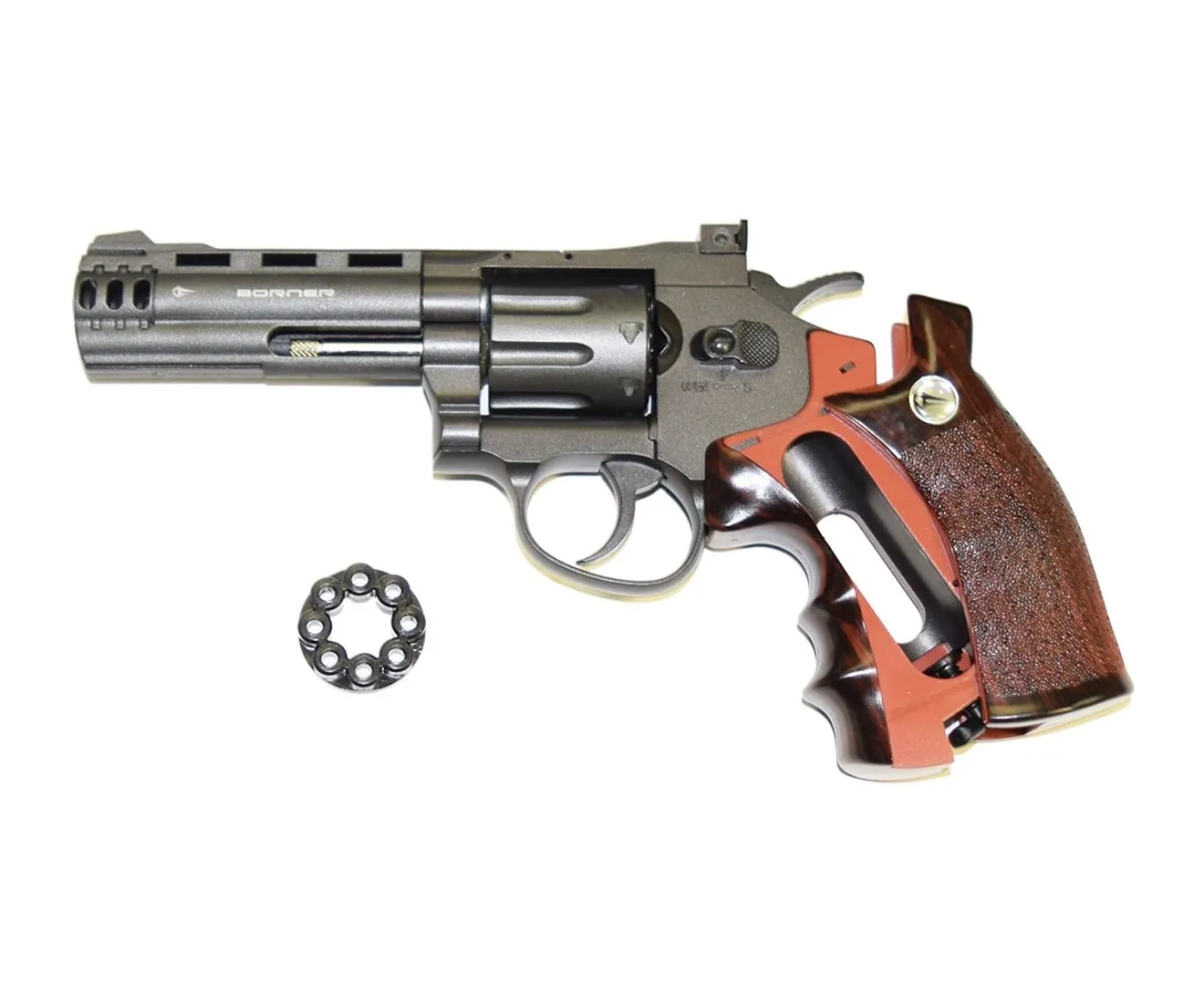 Револьвер пневм. Borner Sport 705 кал 4,5мм (с картриджи 8шт)