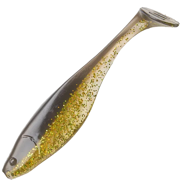 Силиконовая приманка Narval Commander Shad 12cm #047-Black Gold (4шт/уп)