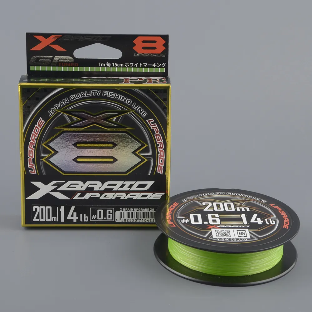 Шнур плетёный Ygk X-Braid Upgrade X8 200m #0.6/14Lb