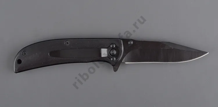 Нож складной Kosadaka N-F28B 16/9.0 см, 110 гр., черная рукоятка