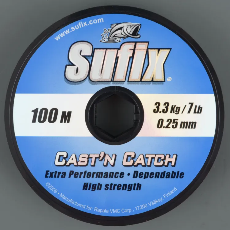 Леска Sufix Cast'n Catch x10 Blue 100 м 0,35 мм 