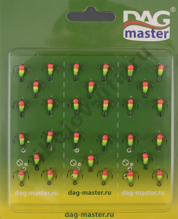 Тройник Dag Master Капля Светофор с кр.Mustad №16 UF