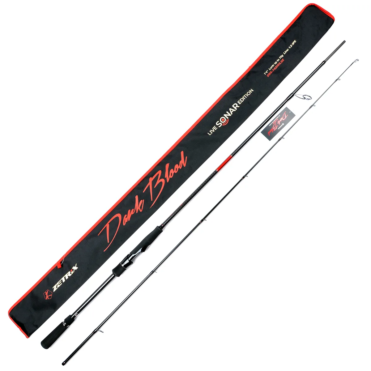 Спиннинг Zetrix HellHound DarkBlood DBS-742HH LSE max 70гр