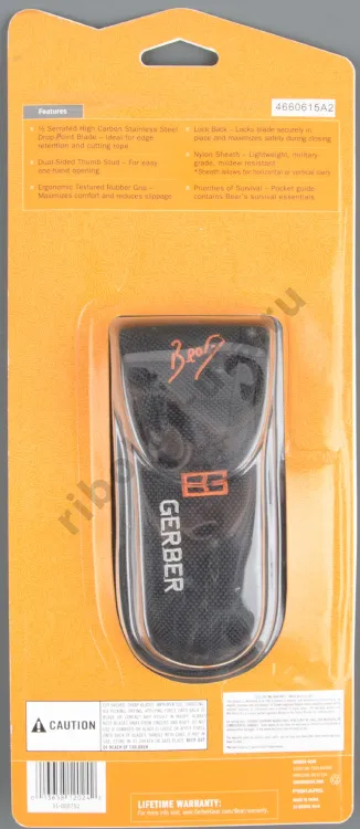Нож Gerber Bear Grylls Folding Shealth Knife, блистер 4660615A2