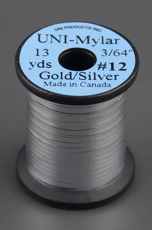 Плоский люрекс UNI-Mylar #12 Gold/Silver 3/64 in ZUM12GS
