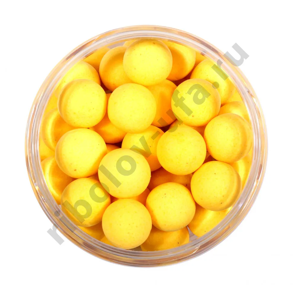 Бойлы GBS Baits Pop-up плавающие 10мм 55гр (банка) Juicy Pineapple Сочный Ананас