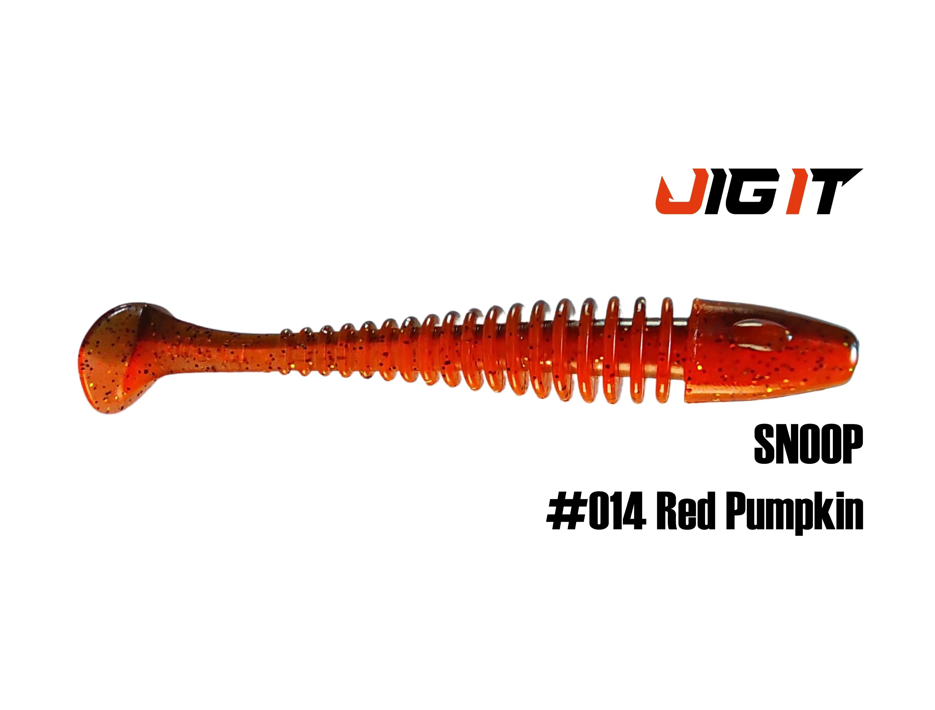 Силиконовая приманка Jig It Snoop 4in, 10см 6гр цв. 015 чеснок (6шт/уп)