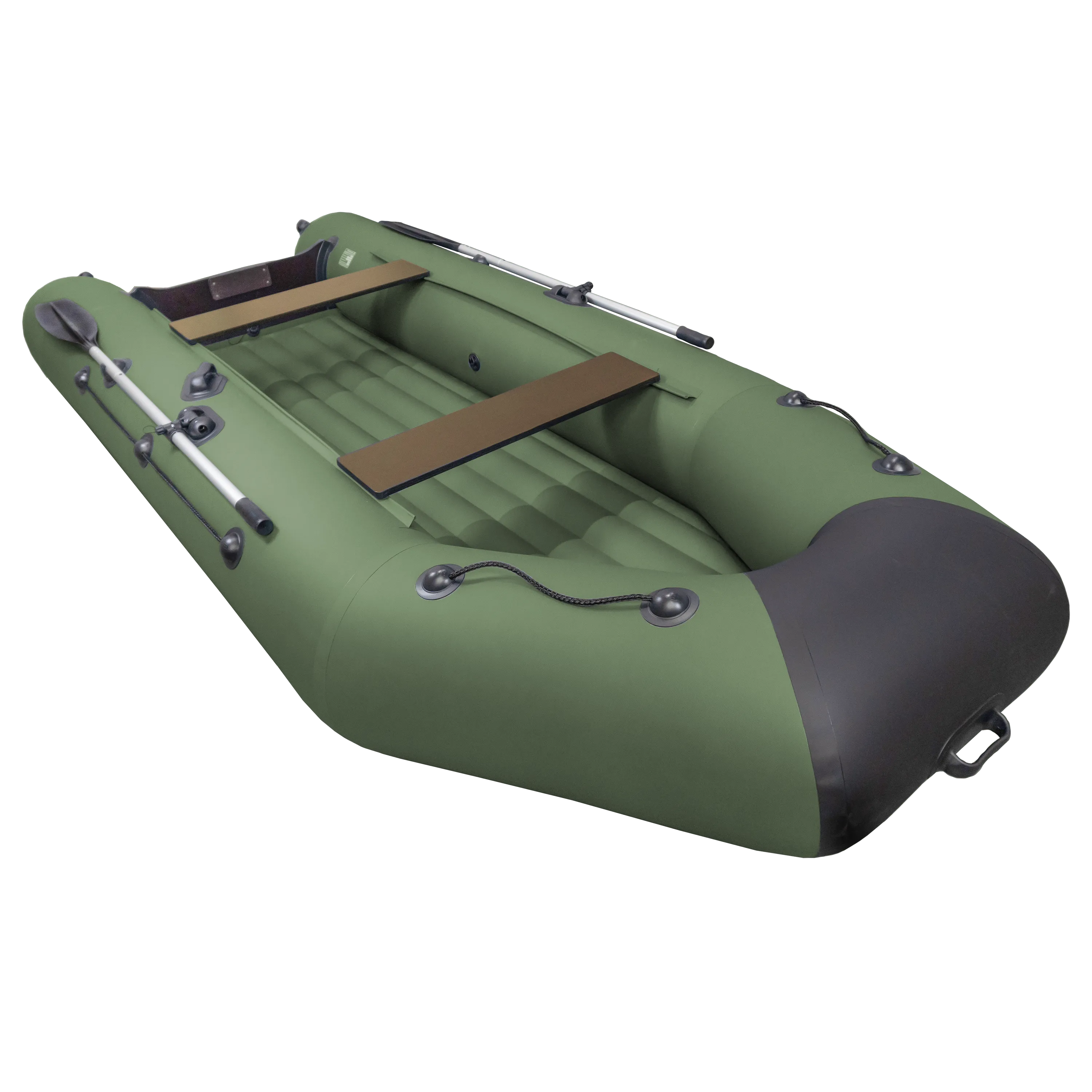 Лодка Барс 3400 НДНД зеленый/черный