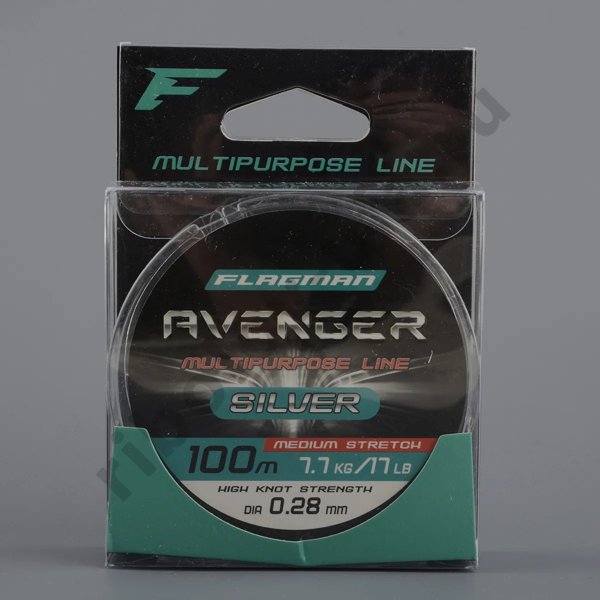 Леска Flagman Avenger Silver Line 100м, 0.28мм, 7.7кг
