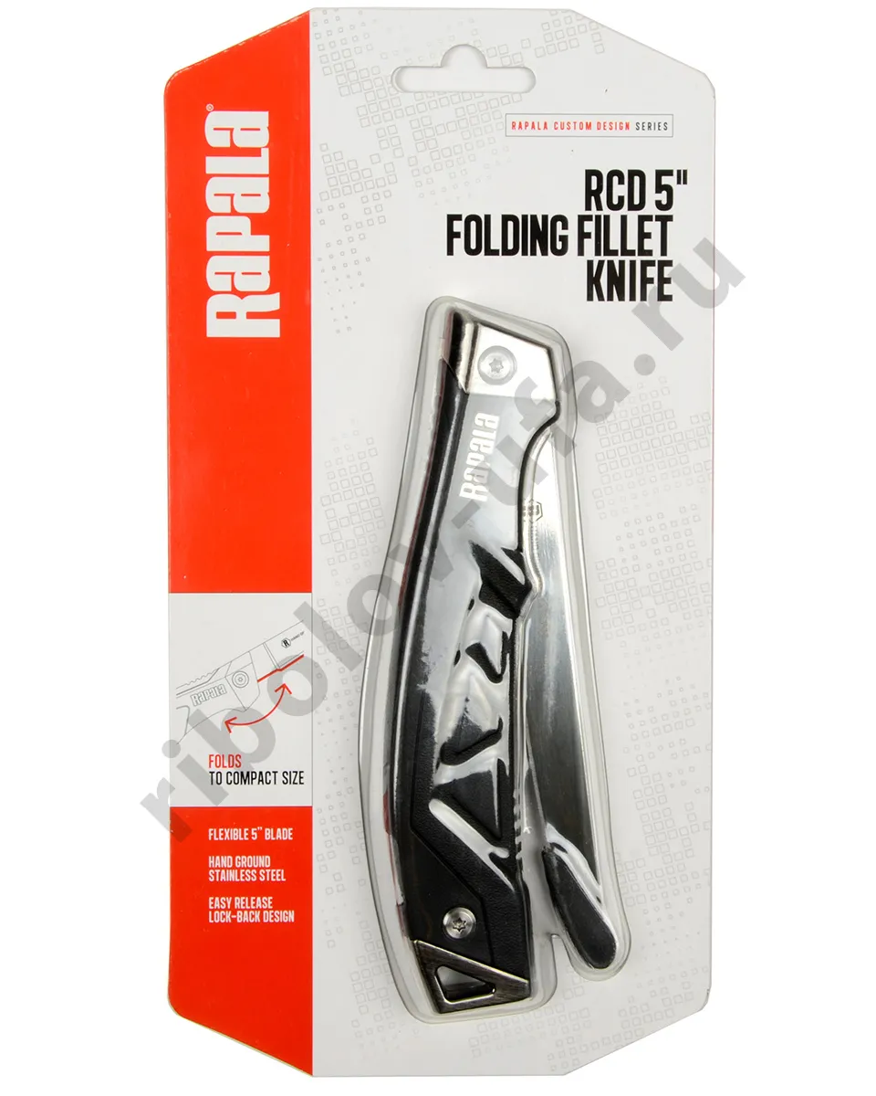 Нож филейный Rapala RCD складной (лезвие 15 см)