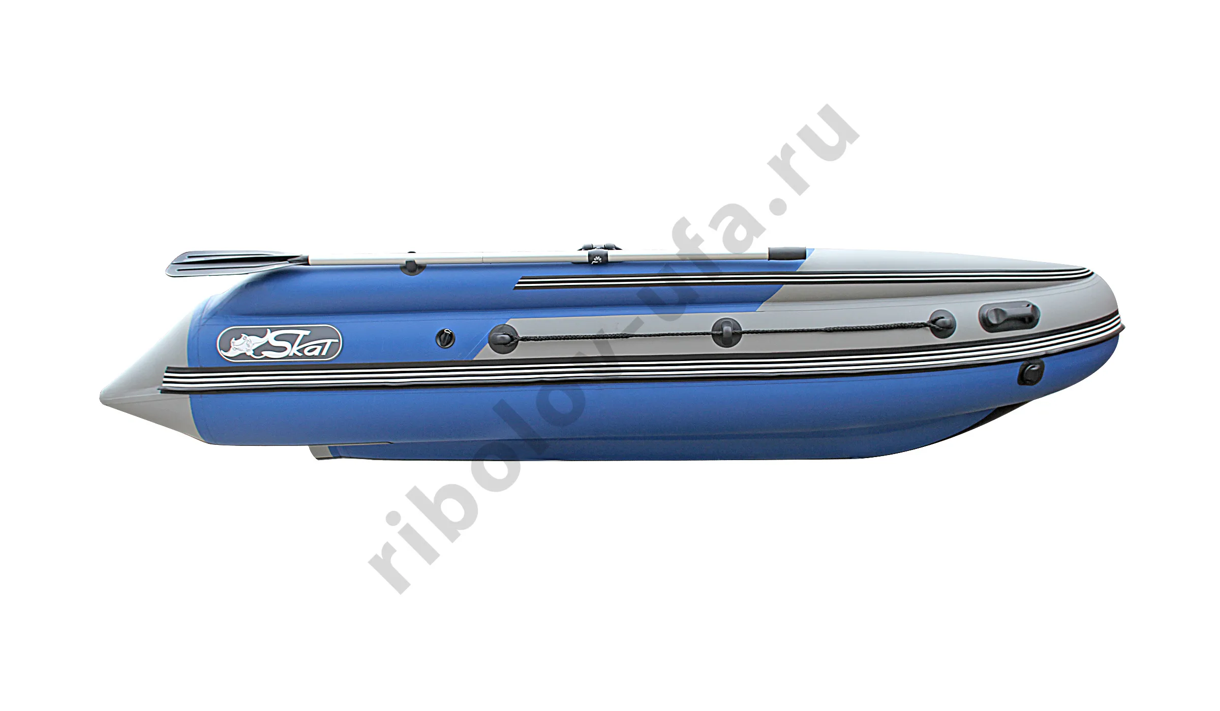 Лодка Skat Triton 400 Fi цв. т.сер-красный