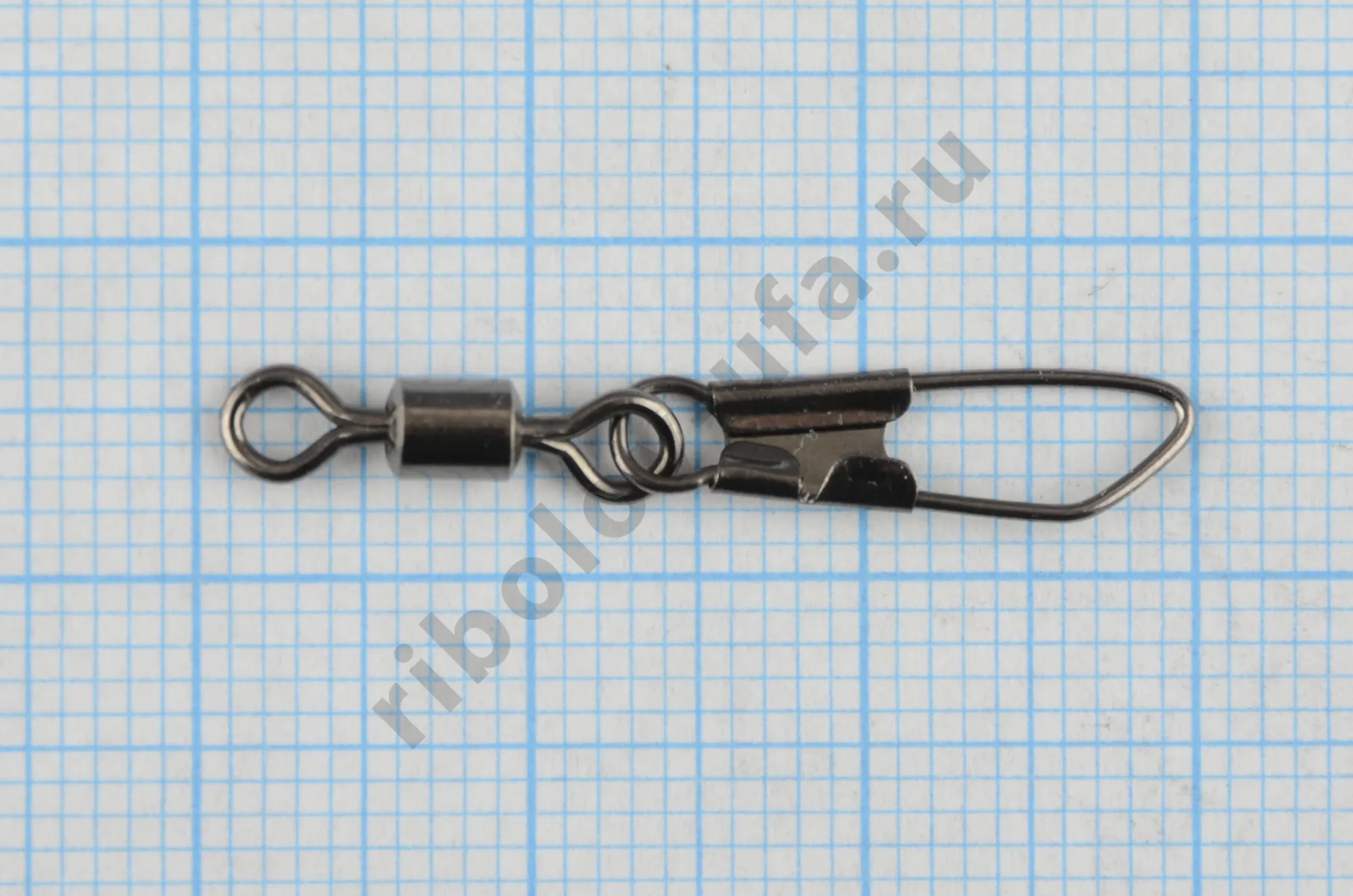 Застежка с вертлюгом Flagman Rolling Swivel Snap Black р. L (7шт/уп)