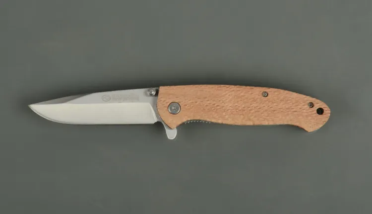 Нож складной Kosadaka N-F24 19.8/11.2 см, 103 гр., с деревянной рукояткой