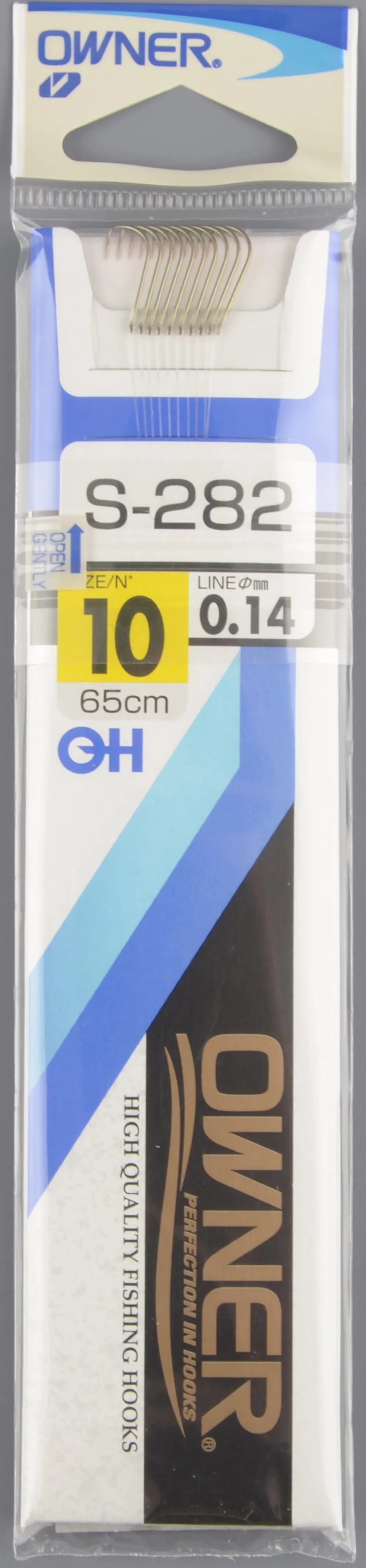 Крючок с поводком Owner S-282 №10 (50282) 0,14