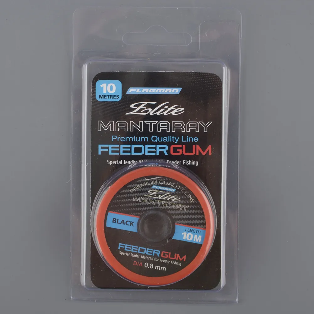 Фидергум для карповых и фидер.снастей Flagman Feeder Gum Mantaray Elite 10м, d-0.6мм