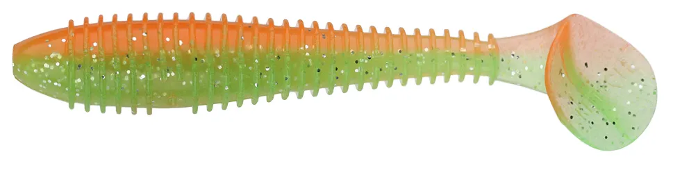 Силиконовая приманка Keitech Swing Impact Fat 3.3 in 8,4см 5,6гр (7шт/уп) PAL# 05 San Shine Lime