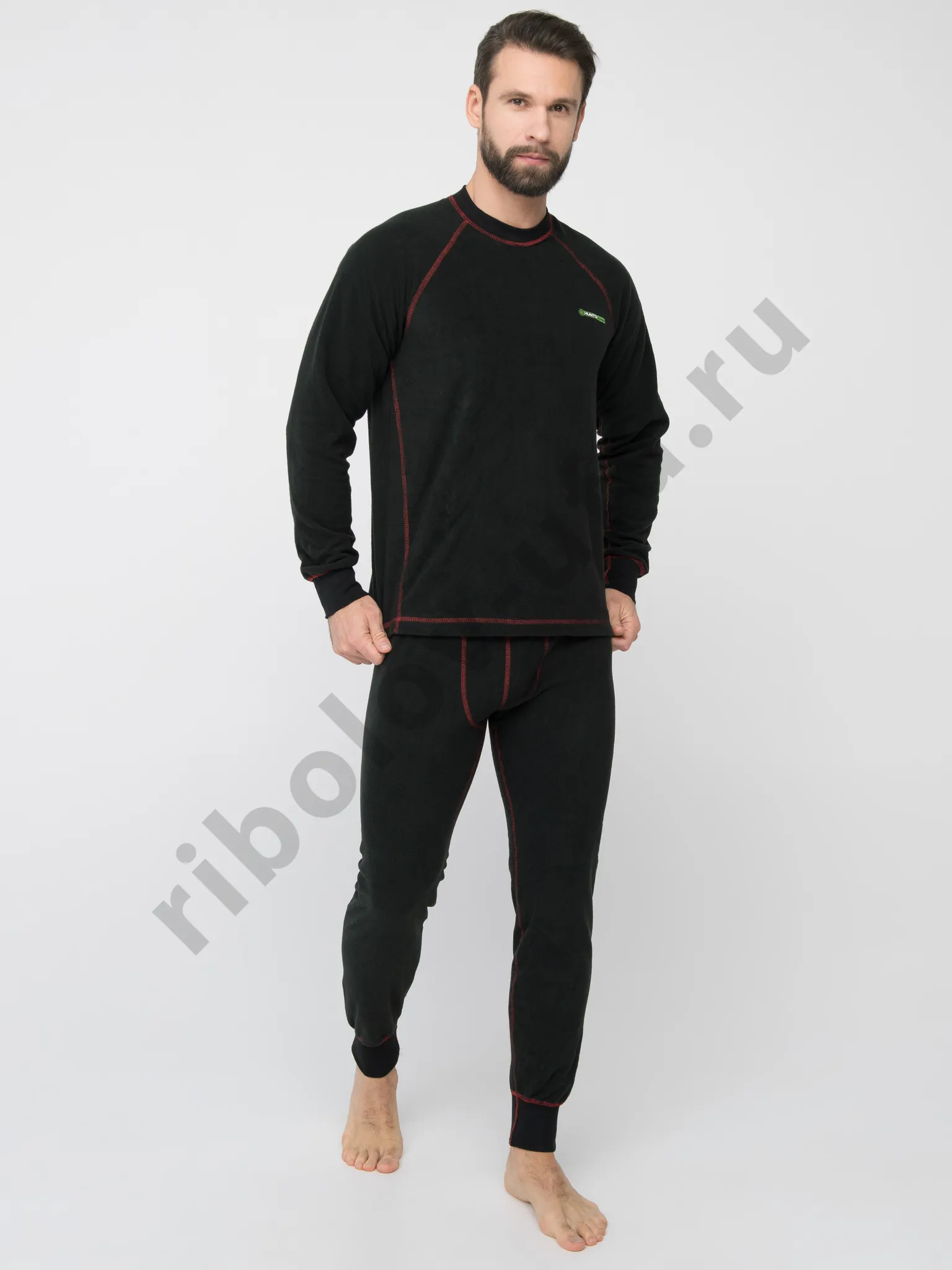 Нижний слой Huntsman Thermoline цв.Черный, ткань Флис р. 44-46 рост S