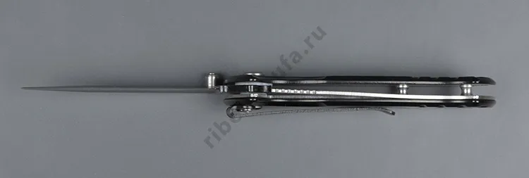 Нож туристический Следопыт, с зажимом, дл.клинка 75мм (на блистере) PF-PK-14