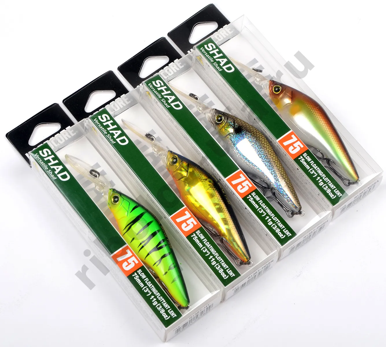 Воблер Yo-Zuri R1367 Hardcore Shad 75SF 11гр, 0-3м цв. HGSN