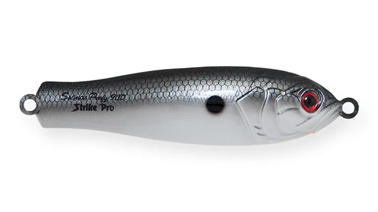 Блесна Strike Pro Salmon Profy 90CD шумовая 22гр, незац. двойник кр.Owner  PST-03CD#SM37F