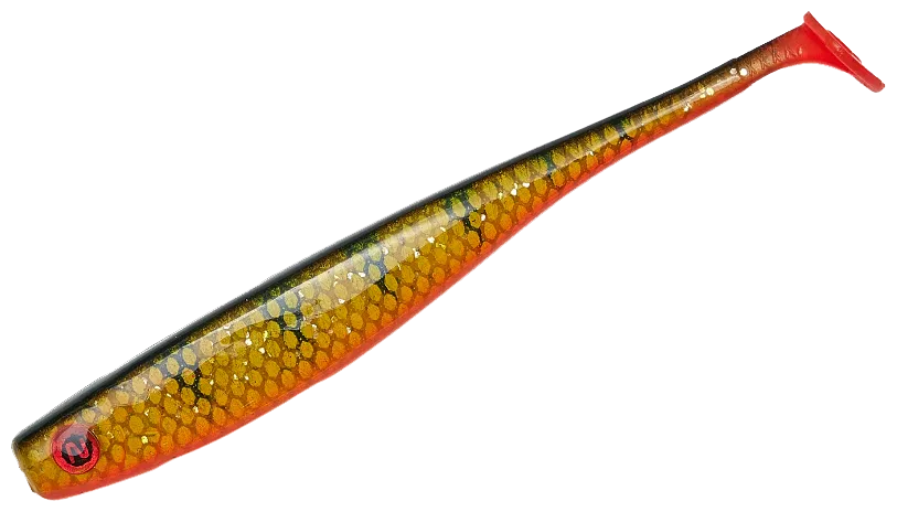 Силиконовая приманка Narval Fishing Skinny 12см #019-Yellow Perch (4шт/уп)