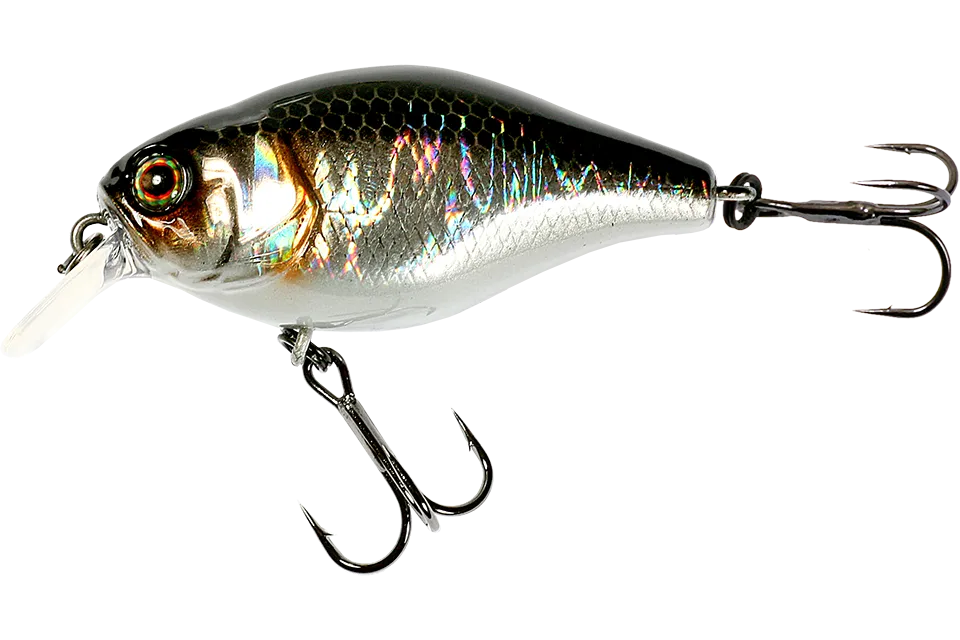 Воблер Jackall 10cc дл. 5 см, гл. 0.5-1.0 м, 9.5 гр., floating, цв. hl silver&black
