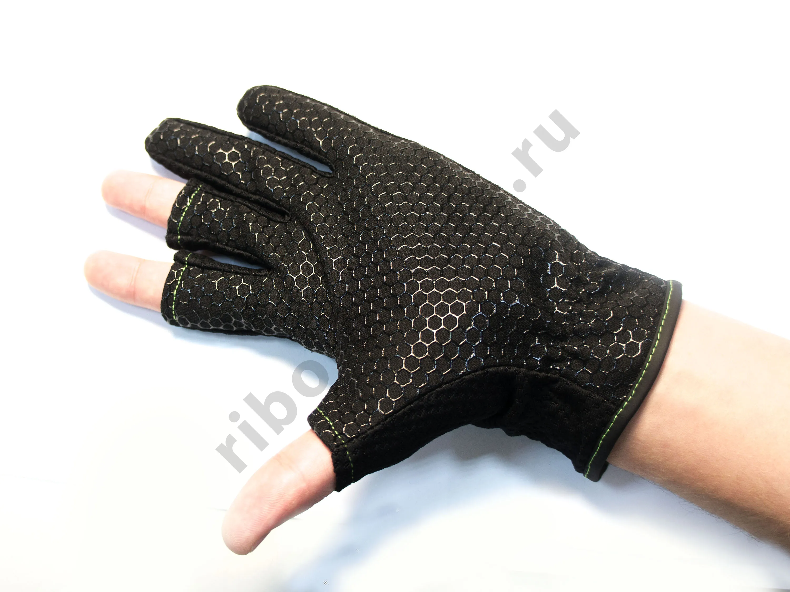 Перчатки спиннингиста Hitfish Glove-02 р: L цв. Зеленый
