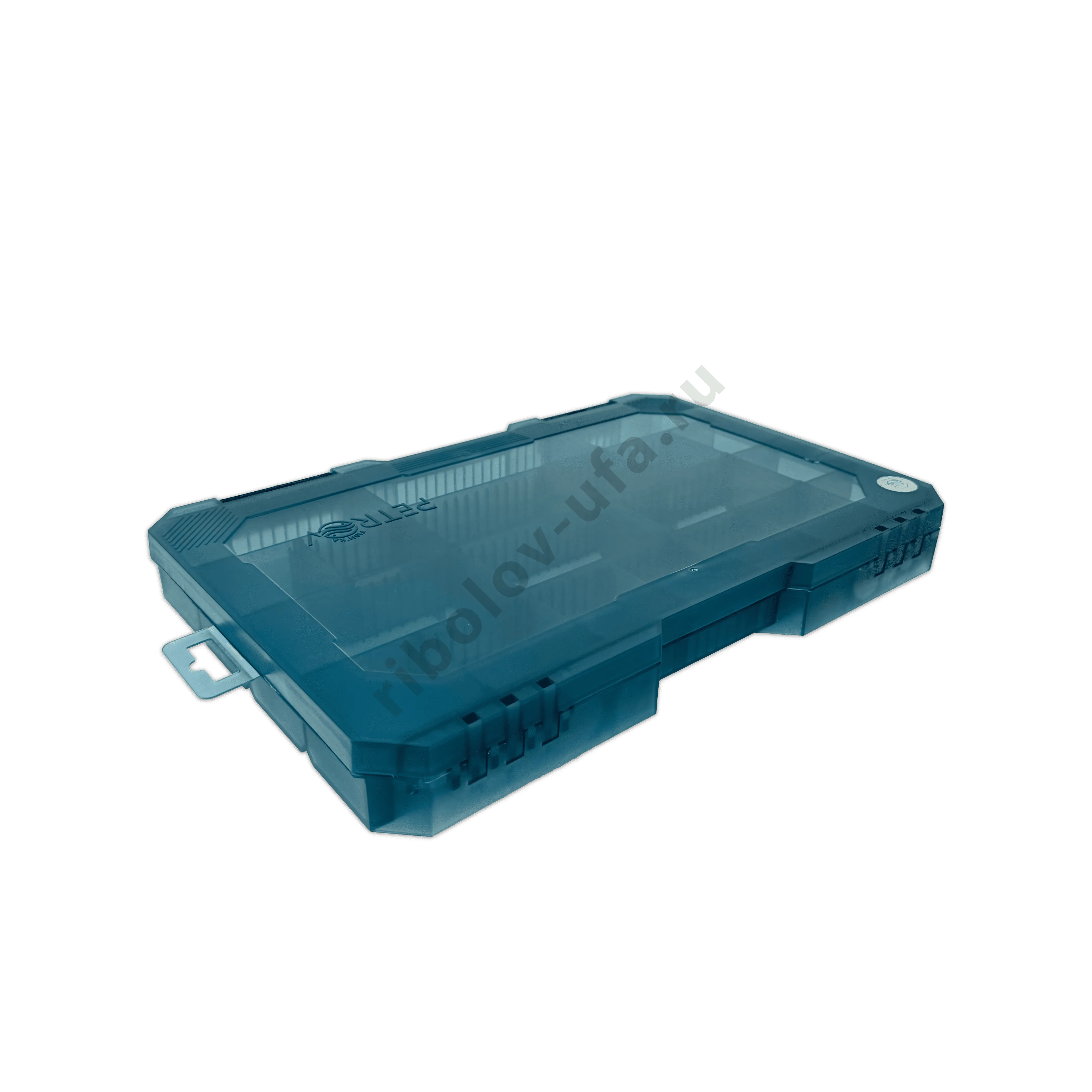 Коробка Fishka Petrov 40 тонированный бирюзовый 347*228*39мм