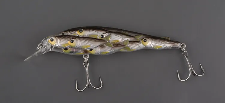 Воблер LiveTarget Yearl BB (jerkbait) 95мм, 11г, сусп., 0,9-1,2м, silver/black YJB95S813