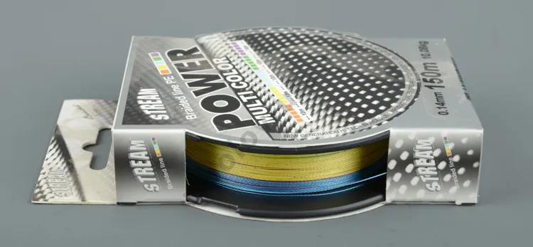 Шнур плетёный Stream Power Multicolor 150м, 0.12мм 309-120