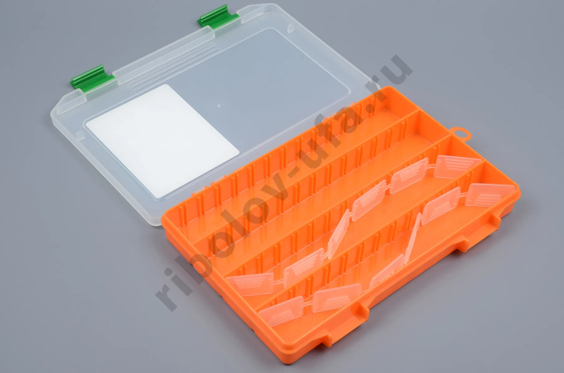 Коробка Fisherbox 220 оранж. 22*16*02 slim
