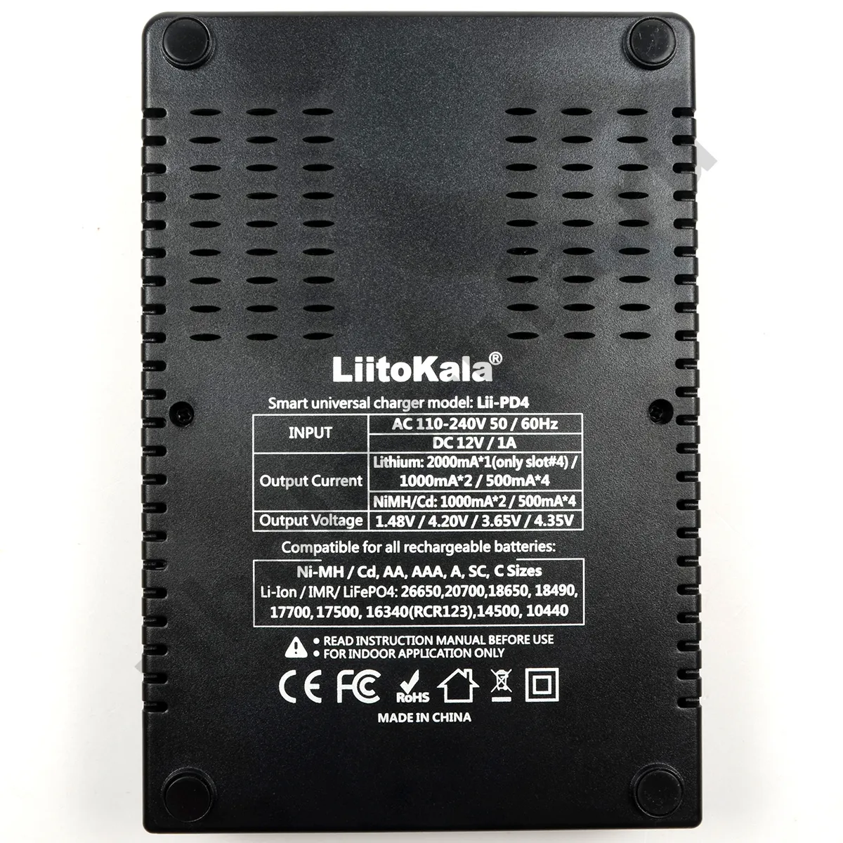 Зарядное устройство LiitoKala Lii-PD4 для Li-ion и Ni-MH аккумуляторов