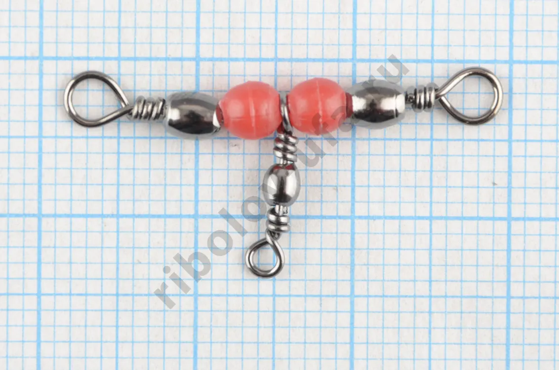 Вертлюжок тройной Catcher Triple Swivel, Barrel, type C # 8x10