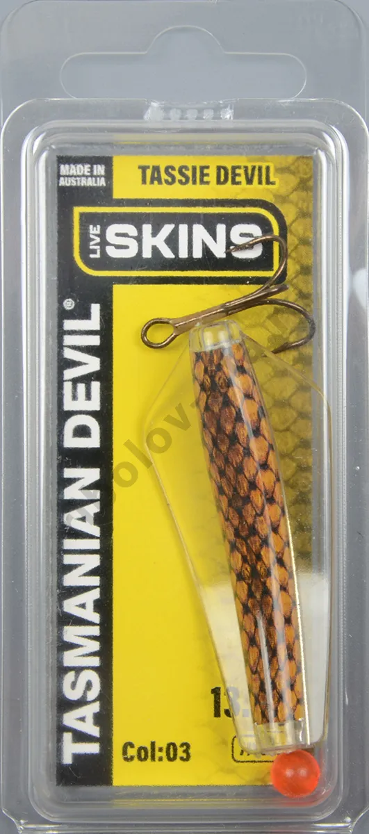 Блесна Wigston Lures Tasmanian Devil Live Skin 13,5гр Lead Free #3 Carp