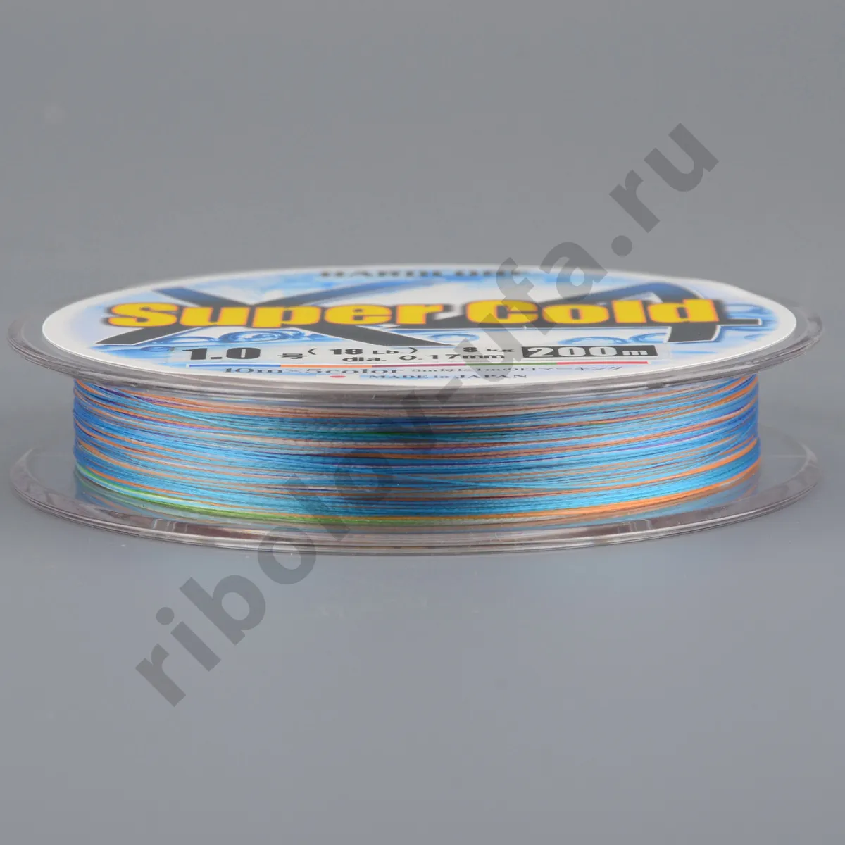 Шнур плетёный Duel PE Hardcore Super Cold X4 200м 5Color # 0,4 3,6кг 0.11мм