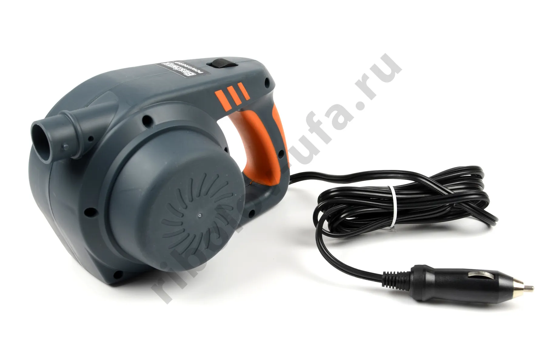 Насос электрический Bestway 12B Power Grip (от прикуривателя) 680л, 3насадки, надувание/сдувание