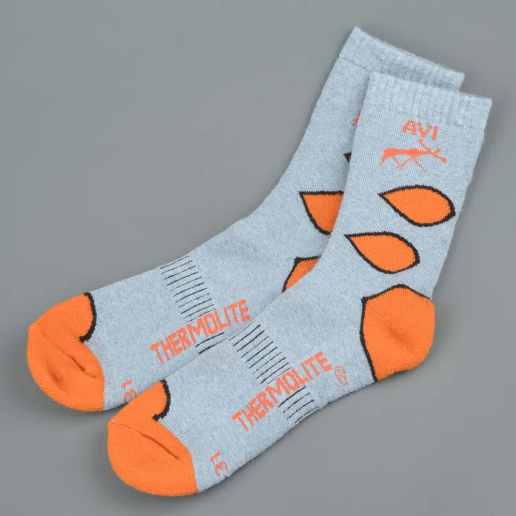 Термоноски AVI-Outdoor Junior (арт. 505) с шерстью мериноса 40%, р. 28-31, Рисунок-капелька (-30)
