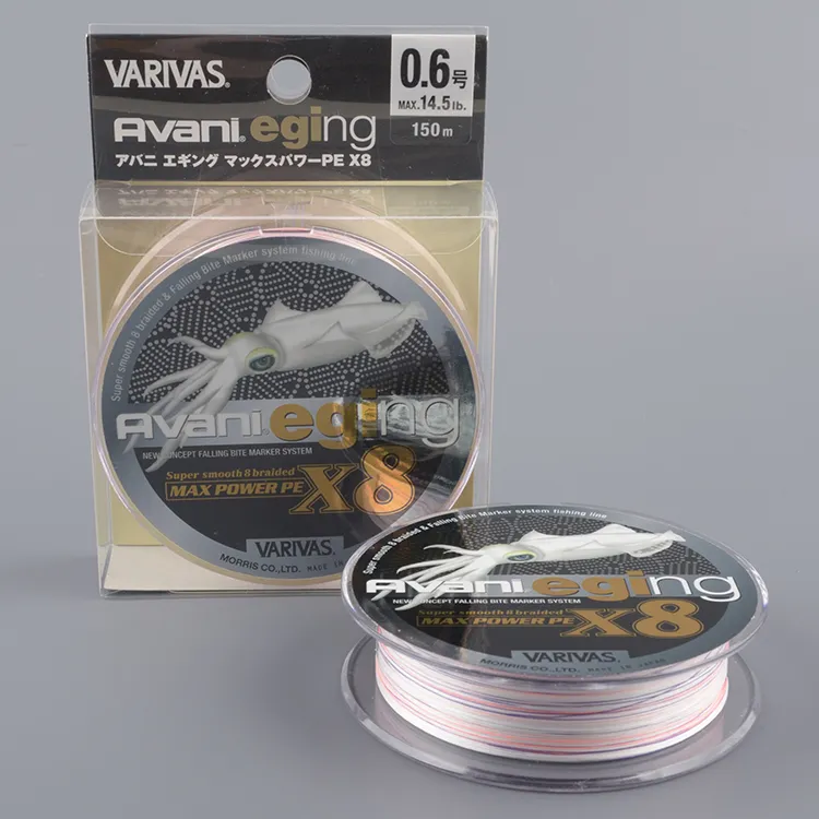Шнур плетёный Varivas Avani Eging Max Power PE х8 150м #0.6