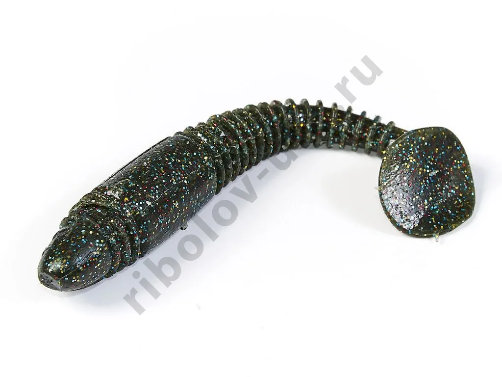 Силиконовая приманка Lucky John Pro Series Tioga Fat 4.5in 11.4см /F08 (4 шт/уп)