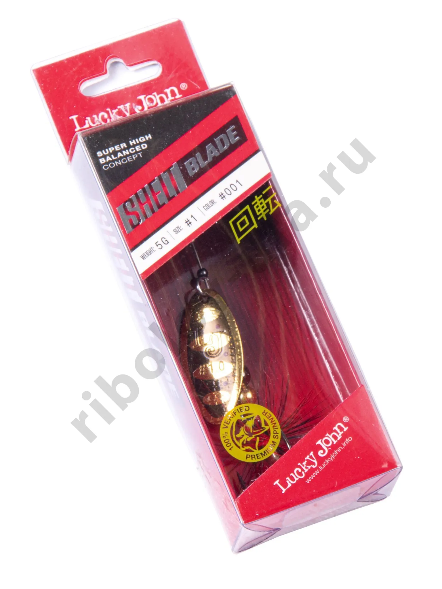 Блесна вращ. Lucky John Shelt Blade 01 05.0 г цв. 001