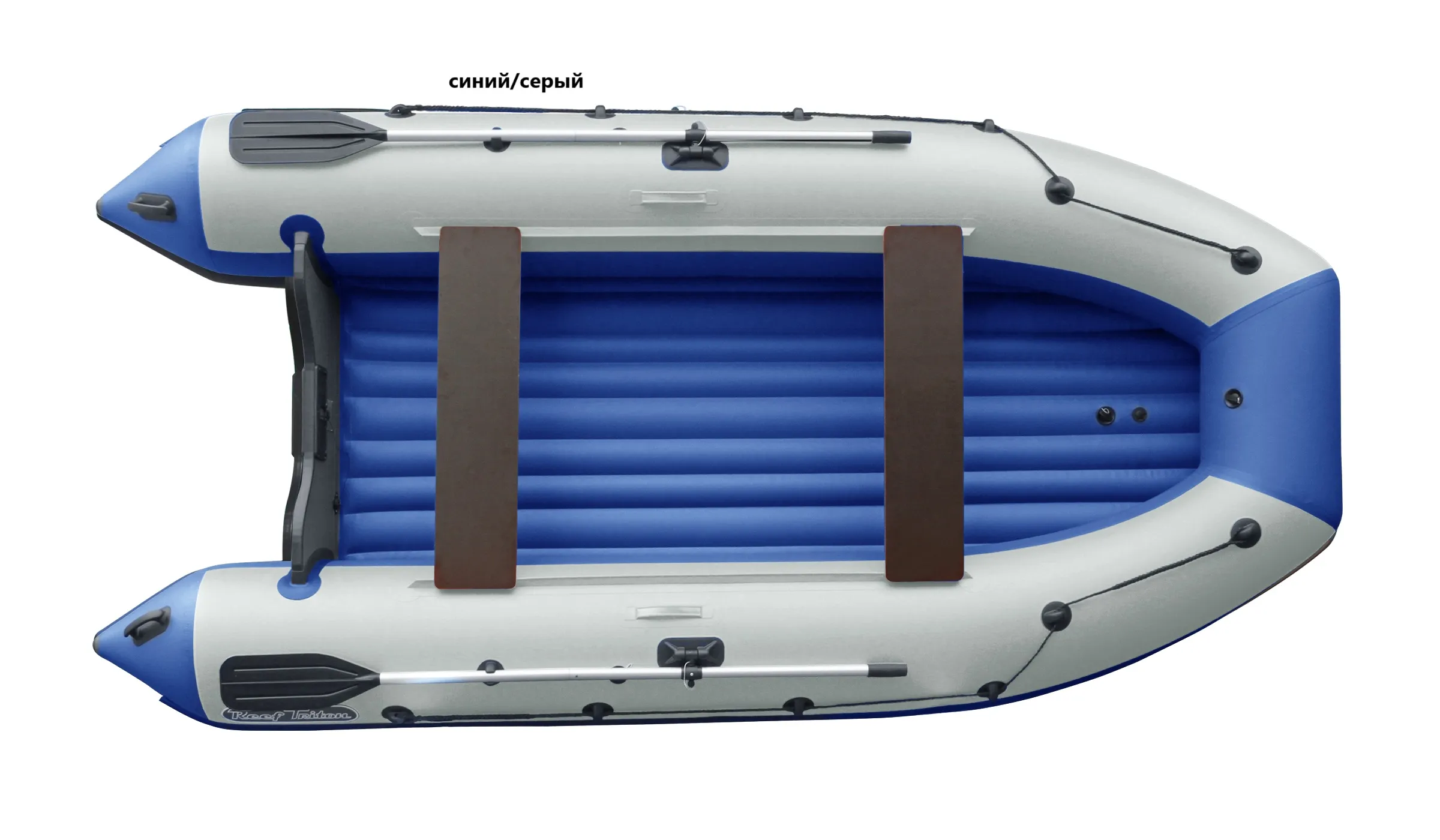 Лодка Reef Triton 340 нд цв. син-сер