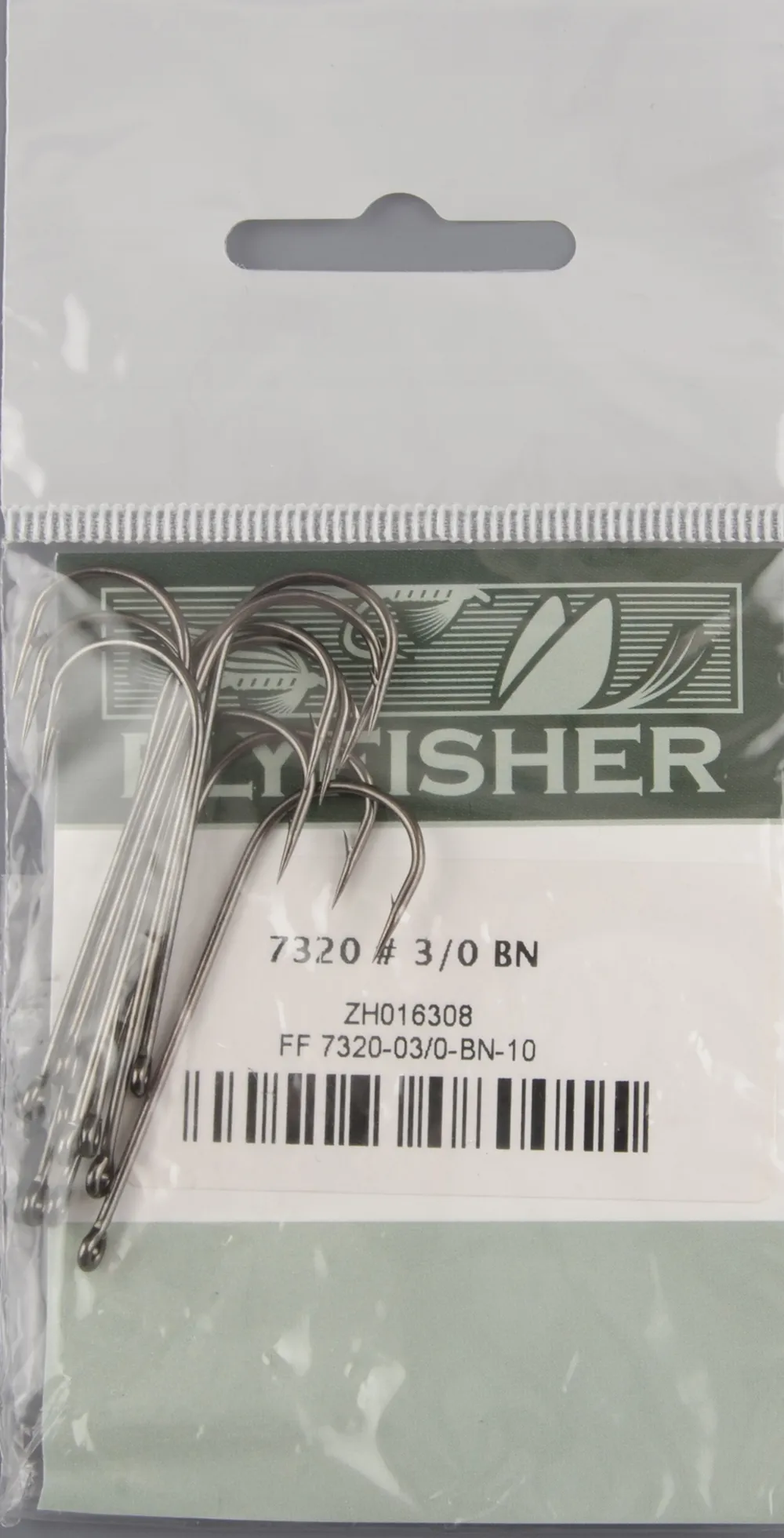 Крючки Flyfisher 7320 #3/0 BN