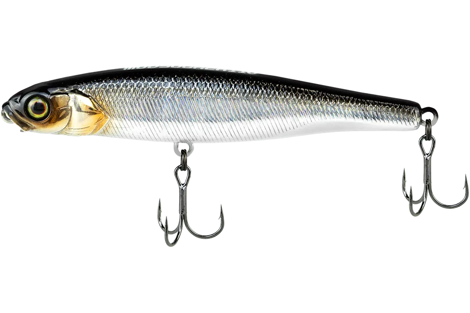 Воблер Jackall Mud Sucker 110мм 15гр цв. hl silver & black 