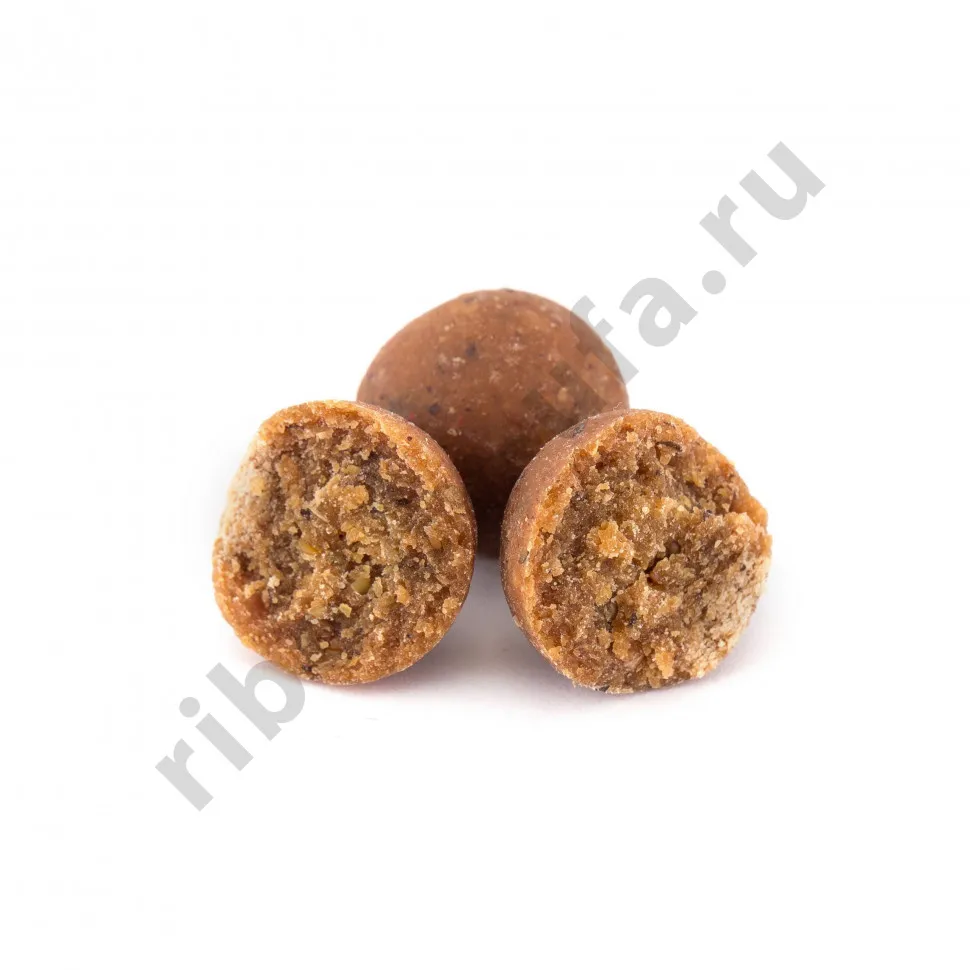 Бойлы GBS Baits Carp вареные прикормочные 20мм 1кг (пакет) Crab-Spice Краб+специи