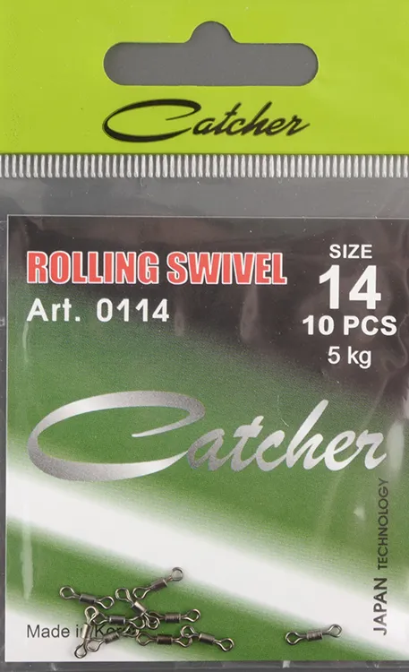 Вертлюжок Catcher Rolling Swivel # 14