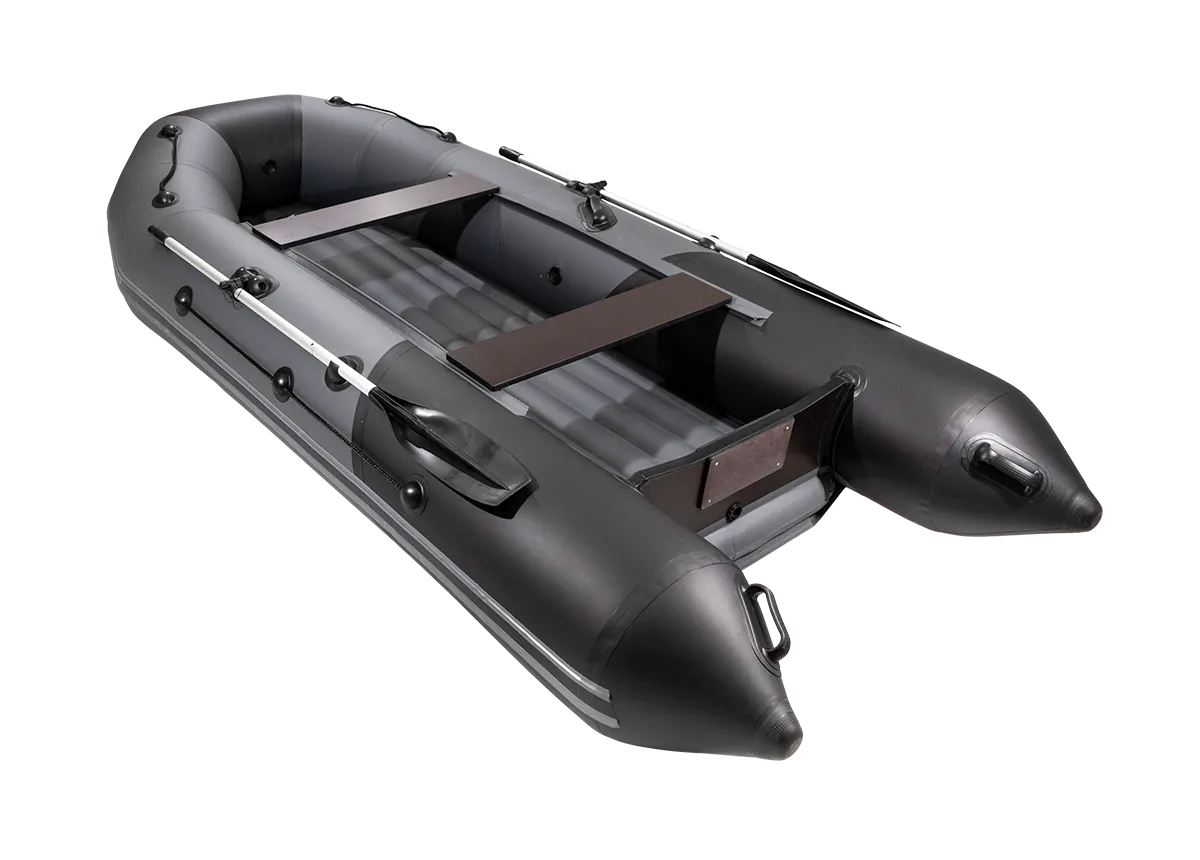 Лодка Таймень NX 3400 НДНД PRO графит/черный 