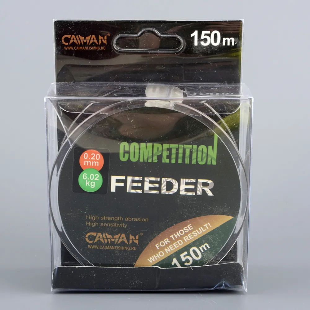 Леска Caiman Competition feeder sinking коричневая 150м 0,20мм 185007