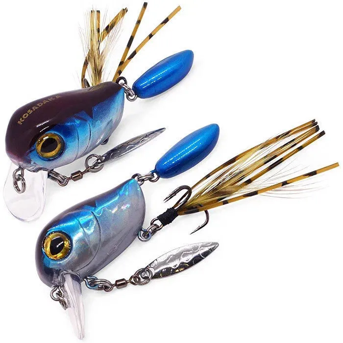 Воблер Kosadaka Micro Tappy 54F плов. 54мм, 4.8г., 0-0.2м, цв.BLU