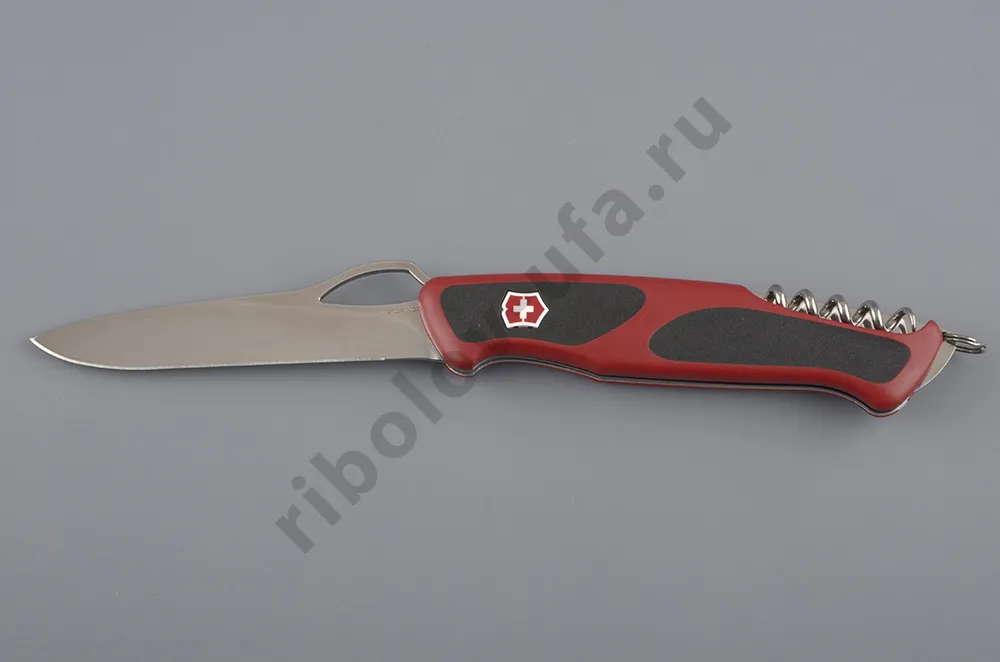 Нож Victorinox RangerGrip 63 130мм 5функций красный/черный